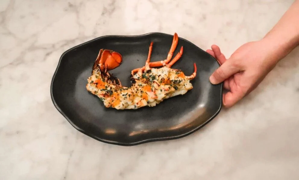 Seafood dish from Osetra restaurant in downtown Vancouver