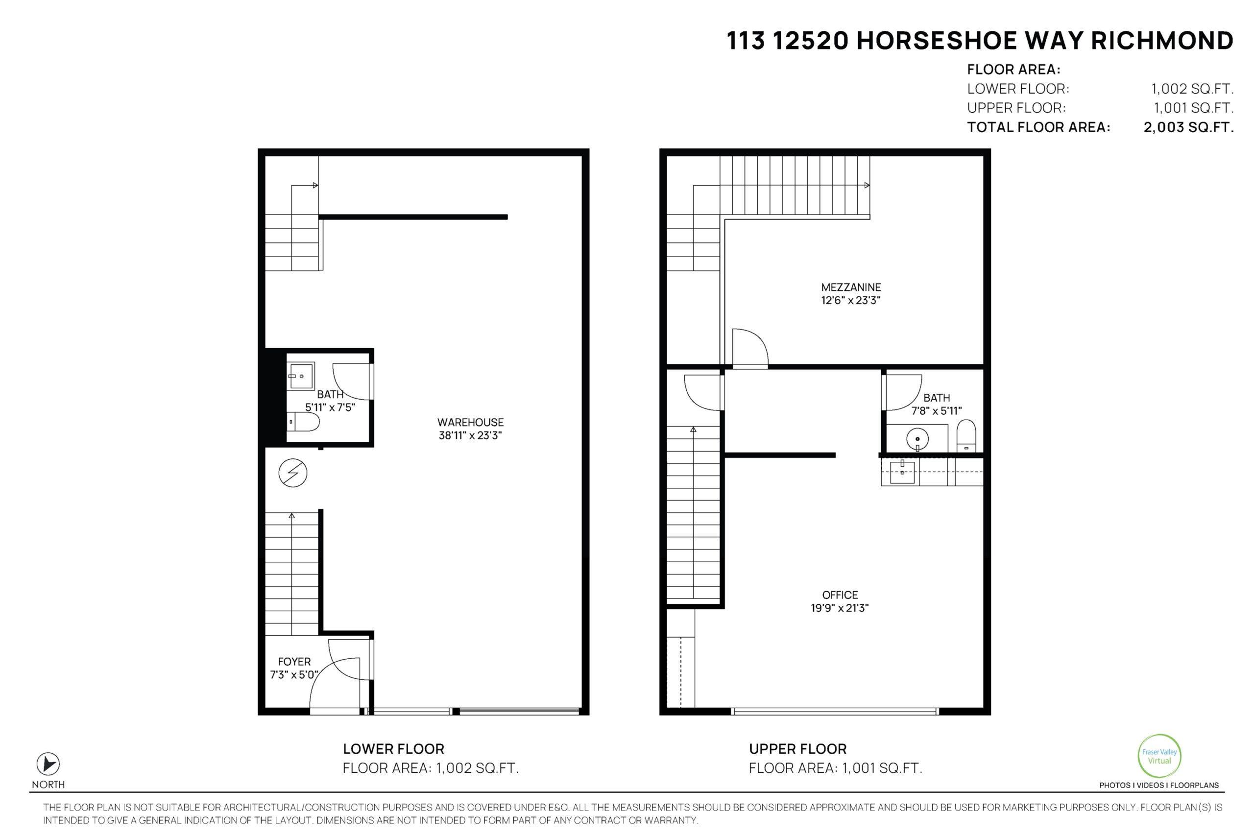 113 - 12520 Horseshoe Way Floorplan